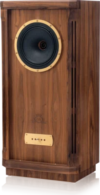 Tannoy TURNBERRY GR-OW 2 way floorstanding loudspeaker for medium to large sized rooms Dual Concentric driver technology provides class-leading coherence and point-source imaging 10″ highly efficient driver with 93 dB/Watt sensitivity and 400 Watt peak power handling deliver breath-taking dynamics and realism Tulip Waveguide with 33mm aluminium-magnesium dome enhances the point source symmetrical dispersion properties, providing exceptional high frequency clarity and articulation Low frequency paper pulp cone with twin roll fabric surround provide natural sounding midrange and bass transient performance Handcrafted oiled walnut veneered cabinet with walnut inlays provides a unique and timeless piece of furniture capacitors, low loss laminated core inductors and close tolerance wirewound resistors delivering a more natural and cohesive sound Custom gold plated bi-wireable binding posts to improve signal transmission and integrity Fifth binding post provides grounding to reduce radio frequency interference and improve midrange clarity High density particle board cabinet provides extreme rigidity to control low frequency performance Distributed Port system gives powerful and extended low frequency performance Extensive bracing incorporating DMT (Differential Materials Technology) to couple drivers to cabinets Precision machined gold anodised aluminium adjustment panel metal trim complements the aesthetic of the real wood cabinet Specially formulated Prestige wood wax provided to keep cabinet in pristine condition Tannoy – around 100 years of British sound heritage and innovation