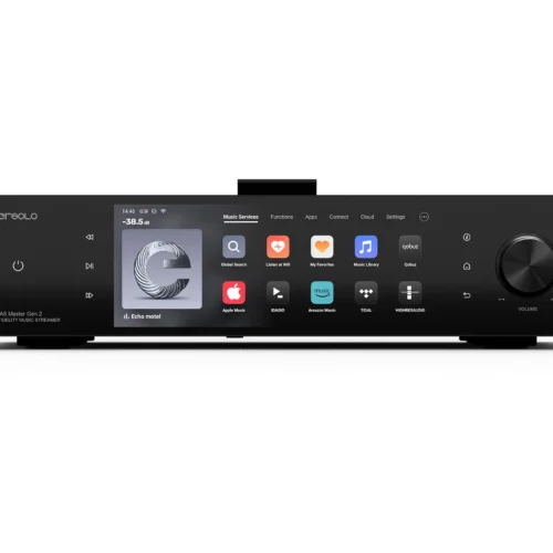 Eversolo DMP-A8 Master Gen 2 Eversolo DMP-A8 Master Gen 2 Streamer CD DAC Προενισχυτής Το Eversolo DMP-A8 Master Gen 2 είναι ένα ολοκληρωμένο Music Streamer, DAC και αναλογικός προενισχυτής, με ενσωματωμένο CD Player. Προσφέρει AK4191EQ + AK4499EXEQ DAC architecture, R-2R volume control, DSD512, PCM 768kHz/32-bit, Wi-Fi 6 και δυνατότητα εσωτερικού NVMe SSD έως 8TB.
